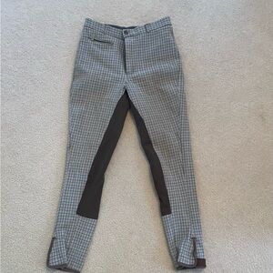 Plaid Equilibre Full Seat Breeches (size 26)